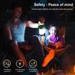 Portable Solar Camping Lights Rechargeable LED Light Camping Lantern, Folding Camping Bulb