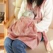 Pet Carrier Apron Cozy Cat Sling Dogs Front Shoulder Carry Kitten Sleeping Bag Hands-Free for Indoor Outdoor Travel-Pink