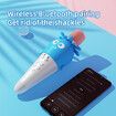 K5 Wireless Karaoke Microphone Home Microphone Cartoon Carrot Children Handheld Microphone Audio Microfone Condensador Blue