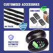 Automatic Gate Opener Electric Sliding Door Motor Remote Control Auto Smart Home Security Driveway Heavy Duty Operator 1500kg 4m Gear Track