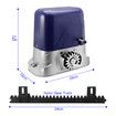 Automatic Gate Opener Electric Sliding Door Motor Remote Control Auto Smart Home Security Driveway Heavy Duty Operator 1500kg 4m Gear Track