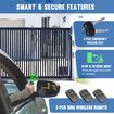 Sliding Gate Opener Automatic Electric 1500kg Remote Control Motor Auto Smart Door Driveway Heavy Duty Operator 6m Gear Track Home Security