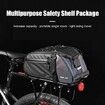 Riding Bike Rear Seat Bag, Bicycle Luggage Carrier Rack, Mountain Cycling Tail Bags, Waterproof Travel Tail Bags, Bicycle Accessories