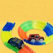 Car and Flexible Track Playset Create A Engineering Road Gifts for 3 4 5 6 7 8 9 10 11 Year Old