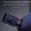 25-75x High Definition Reflector Telescope for Nature Viewing and Outdoor Activities (Blue)