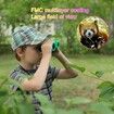 Compact Shockproof Binoculars for Bird Watching Kids Telescope for Teens Toys for 3-13 Years Old (Green)