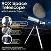 Astronomical Telescope, Telescope  360/50mm 90X Zoom HD Outdoor Monocularfor Kids, Adult, Beginners