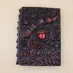 Deluxe Animated Dragon Book Dragon Book Resin Craft 224 Page Travel Notepad (red)