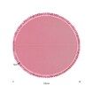 Baby Play Mat Padding Rug Memory Foam Washable Round Foldable Thick Carpet For Kids Bedroom Floor Activity Centre Pink