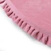 Baby Play Mat Padding Rug Memory Foam Washable Round Foldable Thick Carpet For Kids Bedroom Floor Activity Centre Pink