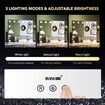 Makeup Mirror with Lights 14 LED Hollywood Style Vanity Lighted Desk Dressing Table Beauty Touch Adjustable Brightness USB Maxkon