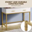 Maxkon Dressing Table Set Lighting Vanity Mirror Dresser Makeup Desk Bedroom Furniture With 9 Bulbs Cushioned Stool Storage