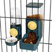 Hanging Automatic Cat Feeder 500ml Water Dispenser 1.4L Food Bowl Auto Pet Feeding Gravity for Small Medium Pets Rabbits