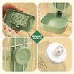 Hanging Cat Feeder Automatic Dog Pet Cage Feeding Bowl 800ml Water Bottle 870ml Food Dispenser Gravity Rabbit Kitten