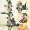 Cat Scratching Post Tree Tower Tall Scratcher Pole Pet Toy Wood Furniture Kitty Play House Gym 4 Tier Stand Sisal Artificial Grass