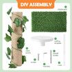 Cat Scratching Post Tree Tower Tall Scratcher Pole Pet Toy Wood Furniture Kitty Play House Gym 4 Tier Stand Sisal Artificial Grass