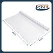 PVC Tablecloth Mat Cover Protector Plastic Custom Dining Desk Clear Transparent Waterproof 2mm 100x180cm