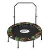 Genki Mini Trampoline for Adults Kids 40inch Exercise Fitness Indoor Rebounder Home Gym Workout Equipment Foldable Adjustable Handrail