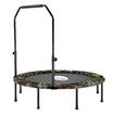 48 Inch Trampoline Mini Fitness Rebounder for Adults Kids Home Gym Workout Indoor Exercise Foldable Adjustable Handrail Genki