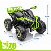 Electric Ride On Car Kids Vehicle Toy ATV Quad Bike 4 Wheeler 12V Motorised Rechargeable Battery MP3 USB LED Childrens