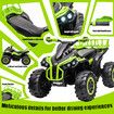 Electric Ride On Car Kids Vehicle Toy ATV Quad Bike 4 Wheeler 12V Motorised Rechargeable Battery MP3 USB LED Childrens