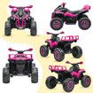 Kids Electric ATV Ride On Car Quad Bike 12V Vehicle Toy 4 Wheeler Motorised Rechargeable Battery MP3 USB LED Children