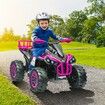 Kids Electric ATV Ride On Car Quad Bike 12V Vehicle Toy 4 Wheeler Motorised Rechargeable Battery MP3 USB LED Children