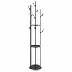 Coat Stand Clothes Rack Metal Shelving Closet Organizer Shelf Hook Hanger Scarf Cap Garment Freestanding Holder Storage