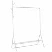 Clothes Garment Rack Coat Stand Metal Shelving Closet Organizer Hook Hanger Hat Holder Entryway Storage Freestanding Shelf