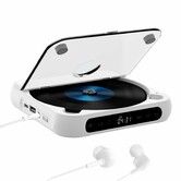 Portable CD Player,Personal CD Players with Bluetooth for Car & Travel,Rechargeable Small CD Player with Headphones,LCD Touch Screen & Anti-Skip/Shockproof