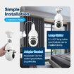 WiFi IP Camerax4 Wireless Spy Home Security CCTV Surveillance System E27 Light Bulb Outdoor PTZ IR Night Vision 2 Way Audio Full HD 1080P 2MP