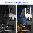 PTZ Security Camerax4 4G LTE Solar CCTV 2K 3MP Home Spy Wireless Surveillance System Outdoor Colour Night Vision Waterproof AI Detection