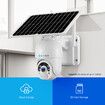 PTZ Security Camerax4 Home CCTV House Spy Solar Wireless WiFi Surveillance System Outdoor SIM Card Batteries