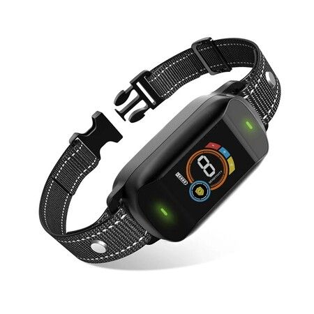 Dog Bark Collar, Rechargeable Smart Barking Collar, Anti Barking Training Collar with Adjustable Sensitivity Beep Vibration Shock, Bark Shock Collar for Large Medium Dogs Rechargeable