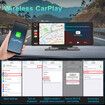 10.26in Car Stereo Player Bluetooth Speaker Wireless CarPlay Android Auto FM AUX