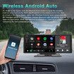 10.26in Car Stereo Player Bluetooth Speaker Wireless CarPlay Android Auto FM AUX