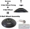 V Ball Wheel Assembly for Cleaner Head, Replacement for 100W Dyson V10 V11 V15 Accessories Attachment