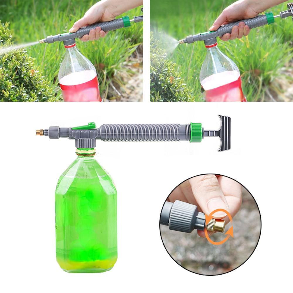 Manual Air Pressure Sprayer, Adjustable Beverage Bottle Sprinkler, Garden Watering Nozzle, Sprayer Tool