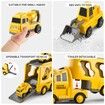 Construction Toddler Truck Toys for Age 3+ Boys,5-in-1 Friction Power Vehicle Car Toy for Toddlers,Carrier Truck Toys for Kids,Christmas Birthday Gifts for Girls Age 3+