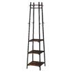 Clothes Rack Coat Stand Garment Organiser Closet Shelving Display Shelf Freestanding Hanger Hooks Portable Black