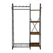 Coat Stand Storage Organiser Clothes Rail Garment Rack Hook Hanger Display Freestanding Shoe Shelf Entryway Hat Holder Hallway