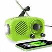 2000mAh Emergency Weather Radio, Crank Portable Solar Retro Radio for Outdoor or Emergency