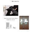 4 Inch Bar Latch for Doors Flip Latch Small Gate French Double Barn Door Lock 2 Pack