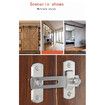 4 Inch Bar Latch for Doors Flip Latch Small Gate French Double Barn Door Lock 2 Pack