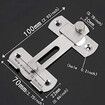 4 Inch Bar Latch for Doors Flip Latch Small Gate French Double Barn Door Lock 2 Pack