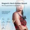 Magnetic POV Neck Selfie Holder with Phone Clip Vertical Mount Kit for GoPro Max Hero Insta360 DJI Action iPhone Android