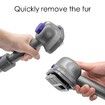 Grooming Tool Dog Pet Attachment Brush Compatible with Dyson V7 V8 V10 V11 Vacuum Cleaner (Groom Tool)