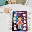 Learning Human Body Parts Body Puzzle for kids Learning Activities Wood Peg Puzzle Game for Kids for Birthday Gift