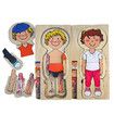 Wooden My Body Puzzle for Toddlers & Kids - 28 Piece Boys Anatomy Play Set