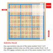 Wooden Sudoku Board Game with Drawer, 81 Grids Number Place Wood Puzzle for Kids and Adults (Blue Line)